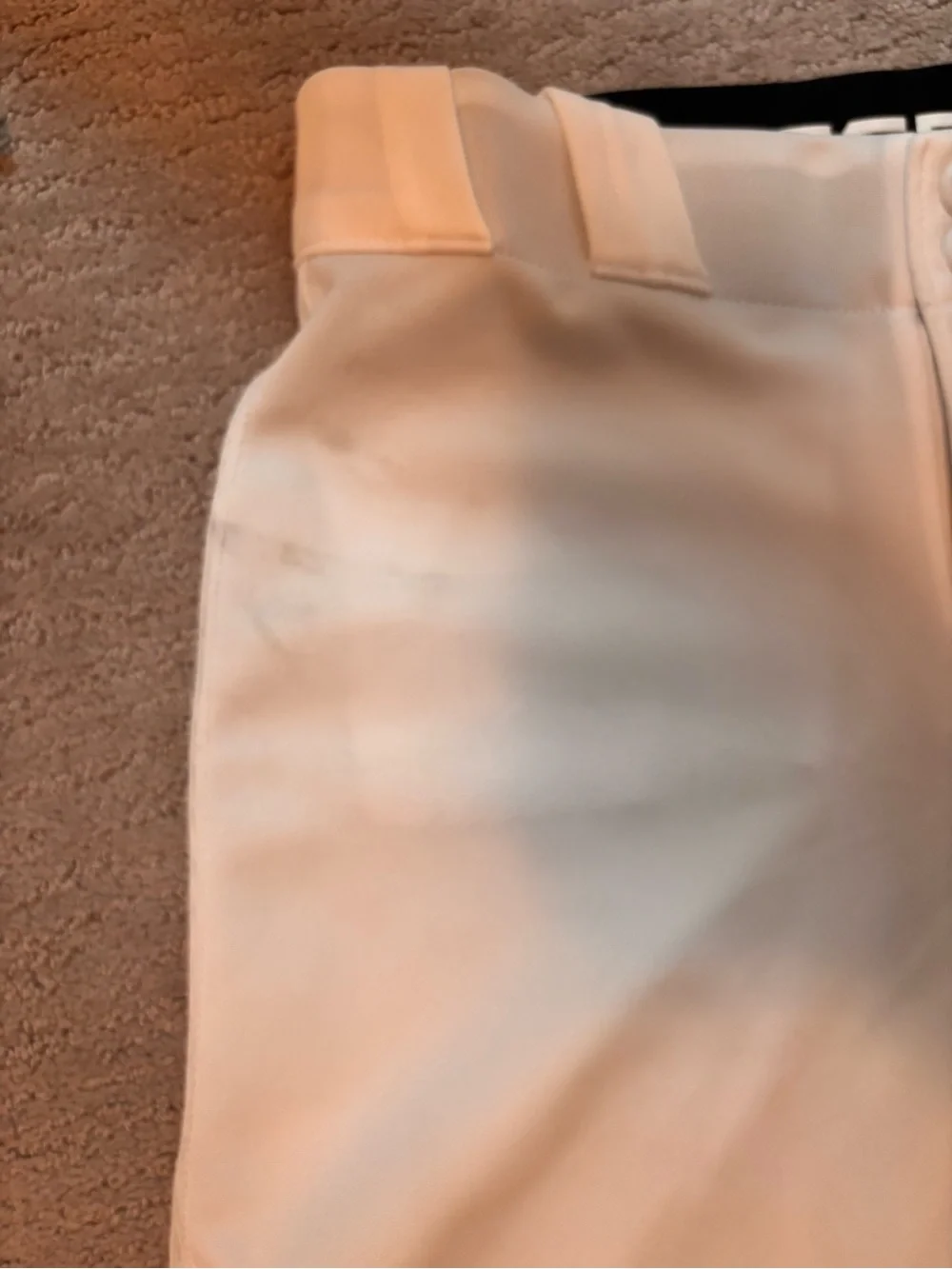 Under Armour Kids White Athletic Baseball Pants